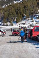 Grandvalira, Andorra 2021 People skiing, Grandvalira Pyrenees station photo