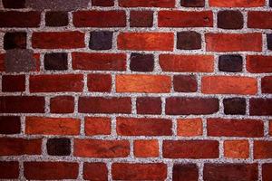 Natural bricks wall, texture, background photo