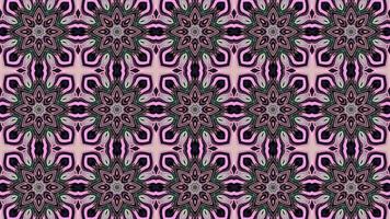 Abstract textured symmetrical kaleidoscope background video