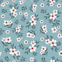 Spring Flower Seamless Pattern vector