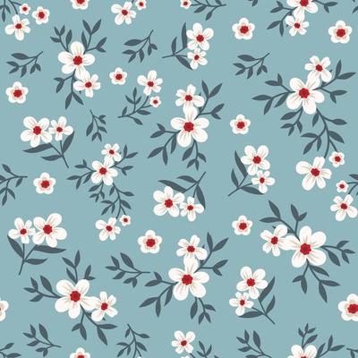 Spring Flower Seamless Pattern