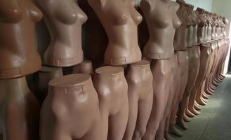 Warehouse mannequins of a large distribution network photo