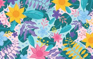 Abstract Spring Floral Background vector