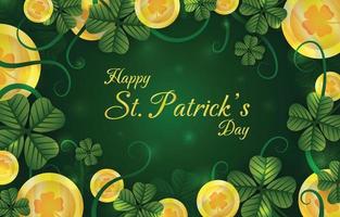 Happy St. Patrick's Day Background Template vector