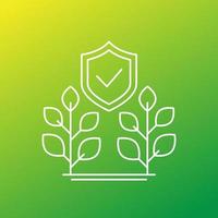 crop protection, agriculture line vector icon