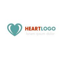 Heart logo design template, medical, pharmacy, medicine, health care sign, vector illustration