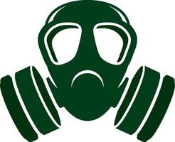 Gas mask icon vector