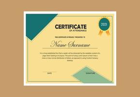 Free Vector Certificate Design