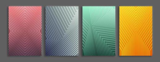 bright color abstract pattern background with line gradient texture for minimal dynamic cover design. colorful placard poster template