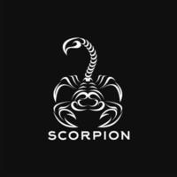 scorpion abstract design element free vector