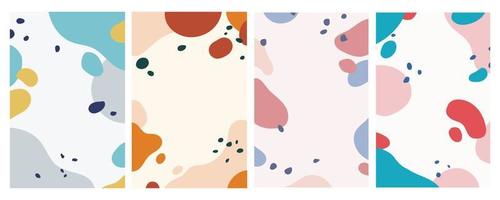 Colorful abstract background illustration with copy space vector