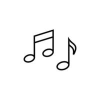 Music app icon vector