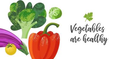 Happy world vegetarian day. Vector illustration with hand drawn unique textures.