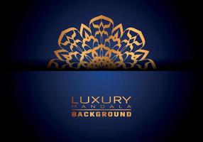 Luxury ornamental mandala logo background, arabesque style. vector