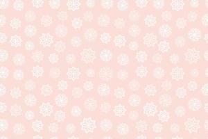 snow flake Christmas seamless pattern delicate dusty color vector