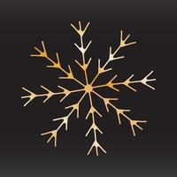 unique snowflake christmas vector design for brochure banner card sticker