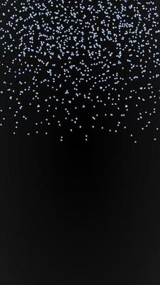 festive frame with blue shiny glitter shimmer, copy space for your text