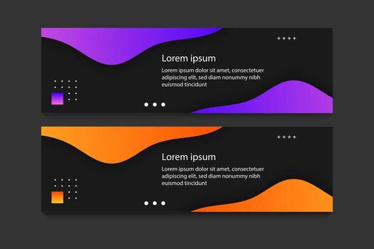 Abstract Web banner design background or header Templates, minimal concept. vector