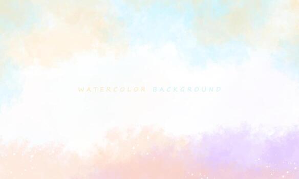 Abstract colorful watercolor vector background for graphic design, Suitable for various background design, template, banner, poster, presentation, etc.