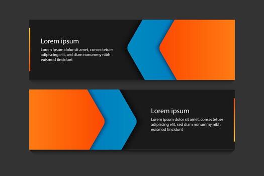Abstract Web banner design background or header Templates, minimal concept. vector