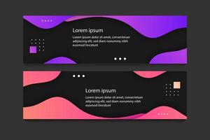 Abstract Web banner design background or header Templates, minimal concept. vector