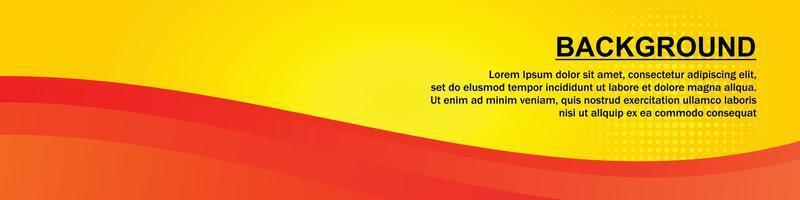 Red and Yellow Background With Lines vector