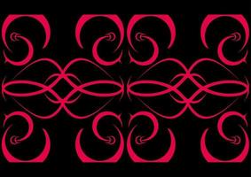 vector graphic design pattern ornament with line art tattoo style. simple and unique design. for background wallpaper, backdrop, cover, and can be printed. modern templates.