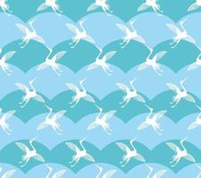 seamless pattern background with flying geese vector design. blue texture .simple and unique design. for background wallpaper, backdrop, cover, and can be printed. modern templates.