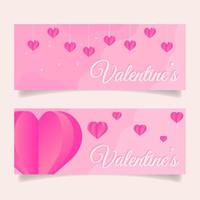 Happy valentine's day background design vector