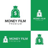 money film logo icon vector template