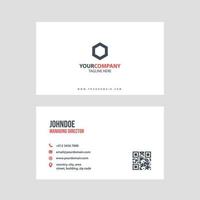 modern simple business card template design vector