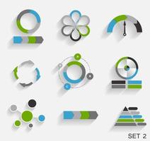 Collection of Infographic Templates for Business Vector