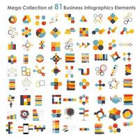 Collection of Infographic Templates for Business Vector Illustration