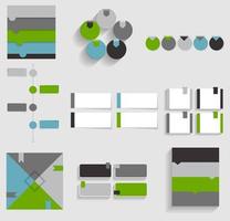 Collection of Infographic Templates for Business Vector Illustration