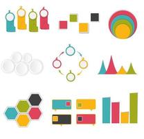 Collection of Infographic Templates for Business Vector Illustration