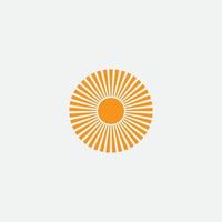 diseño de icono de rayos de sol vector