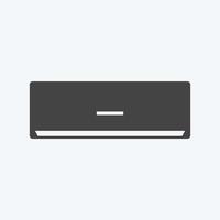 Icon Air Conditioner 1 - Glyph Style - Simple illustration,Editable stroke vector