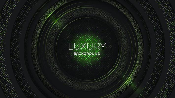 Abstract geometry background with emerald glitters