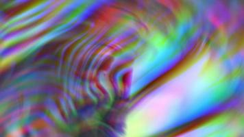 Abstract multicolored iridescent rainbow background video