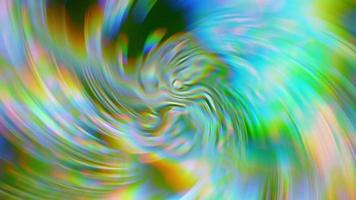 Abstract multicolored iridescent rainbow background video