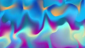 Abstract gradient liquid multicolored background video