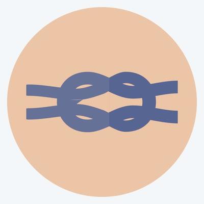 Icon Rope - Flat Style - Simple illustration,Editable stroke