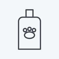 Icon Veterinary Medicine - Line Style - Simple illustration,Editable stroke vector