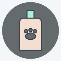 Icon Veterinary Medicine - Color Mate Style - Simple illustration,Editable stroke vector