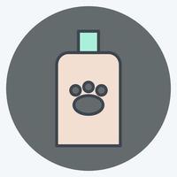 Icon Veterinary Medicine - Color Mate Style - Simple illustration,Editable stroke vector