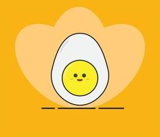 Boiled Egg icon design. Boiled Egg vector design