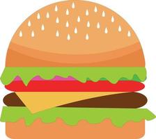 diseño de plantilla de icono de hamburguesa de queso vector