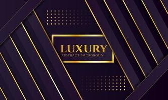 Modern luxury background Design. 3d VIP vector overlap layer on dark and shadow black space with abstract style for design. graphic resource illustration Texture with golden and purple color.