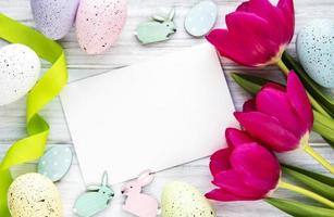 Easter greeting card photo