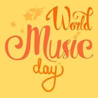 World Music Day vector